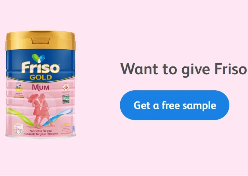 Free Friso Gold® Mum Samples (For pregnant mummies)